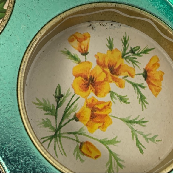 Metal Serving Trays Souvenir State Trays North Dakota & Montana - Picture 4 of 16